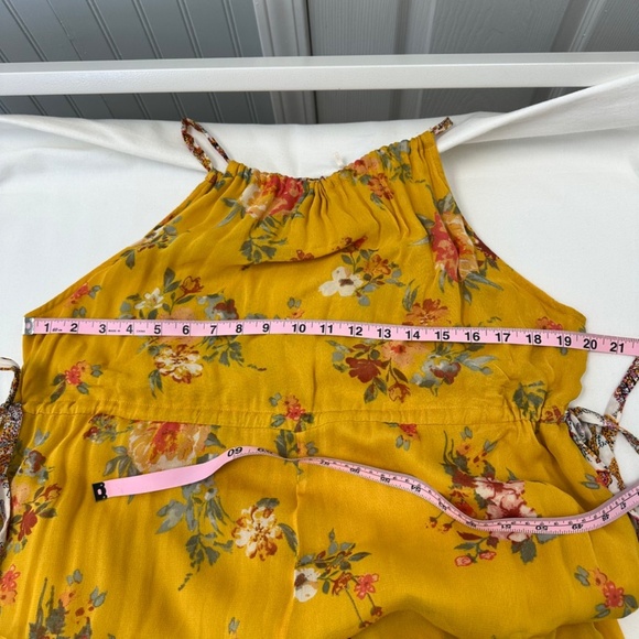 Free People Georgia floral jumpsuit size medium BOHO CHIC | FAIRY CORE - Picture 6 of 10